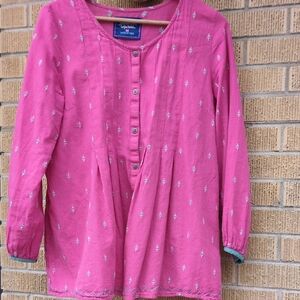 India Design Inspired Pink Blouse